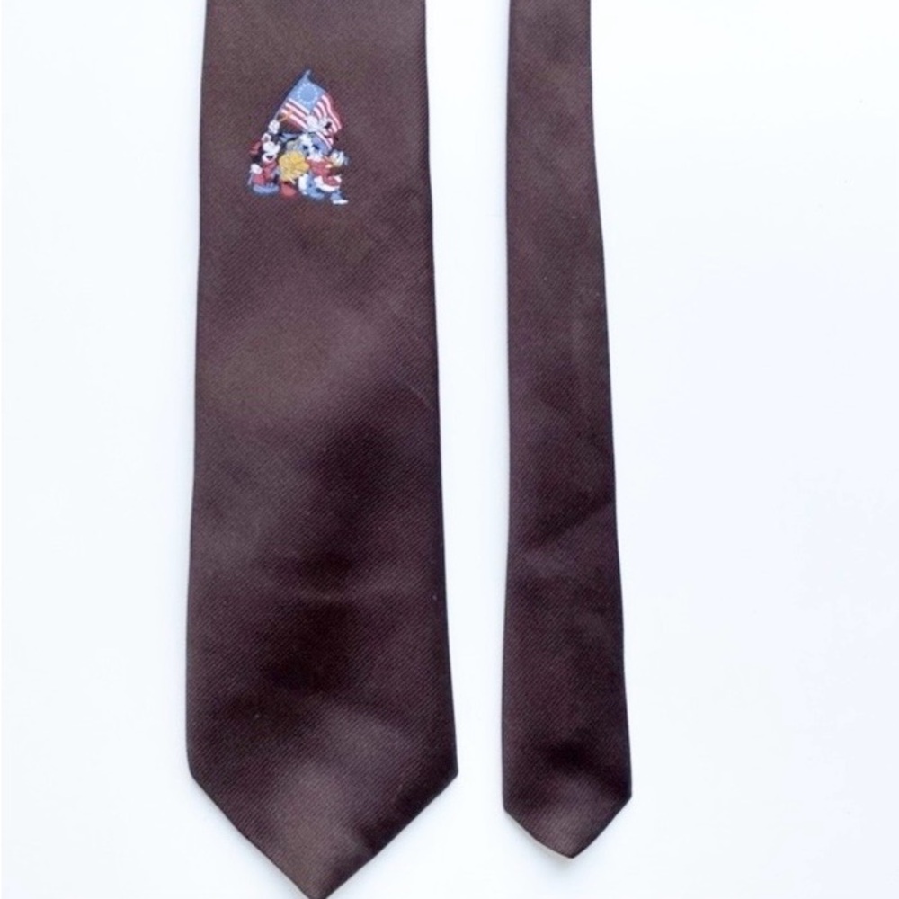Vintage 1970s Mickey Mouse Poly/Silk Necktie Americana